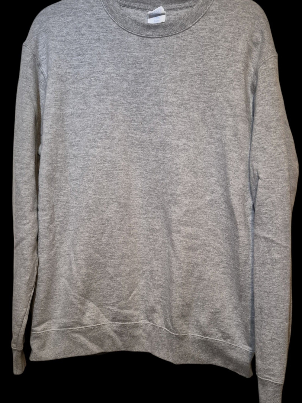 Classic Crewneck Sweatshirt - Light Gray Port & Company Large Karma Graphic